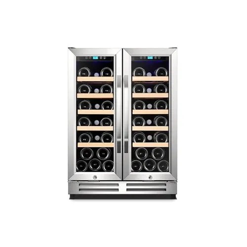 Silver 2 Door Wine Cooler Factorydunia