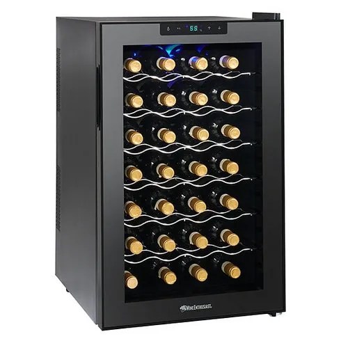 Mini Wine Cooler, Storage Capacity 28 Bottles Factorydunia