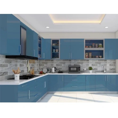 Modern LShape Aluminium Modular Kitchen Factorydunia