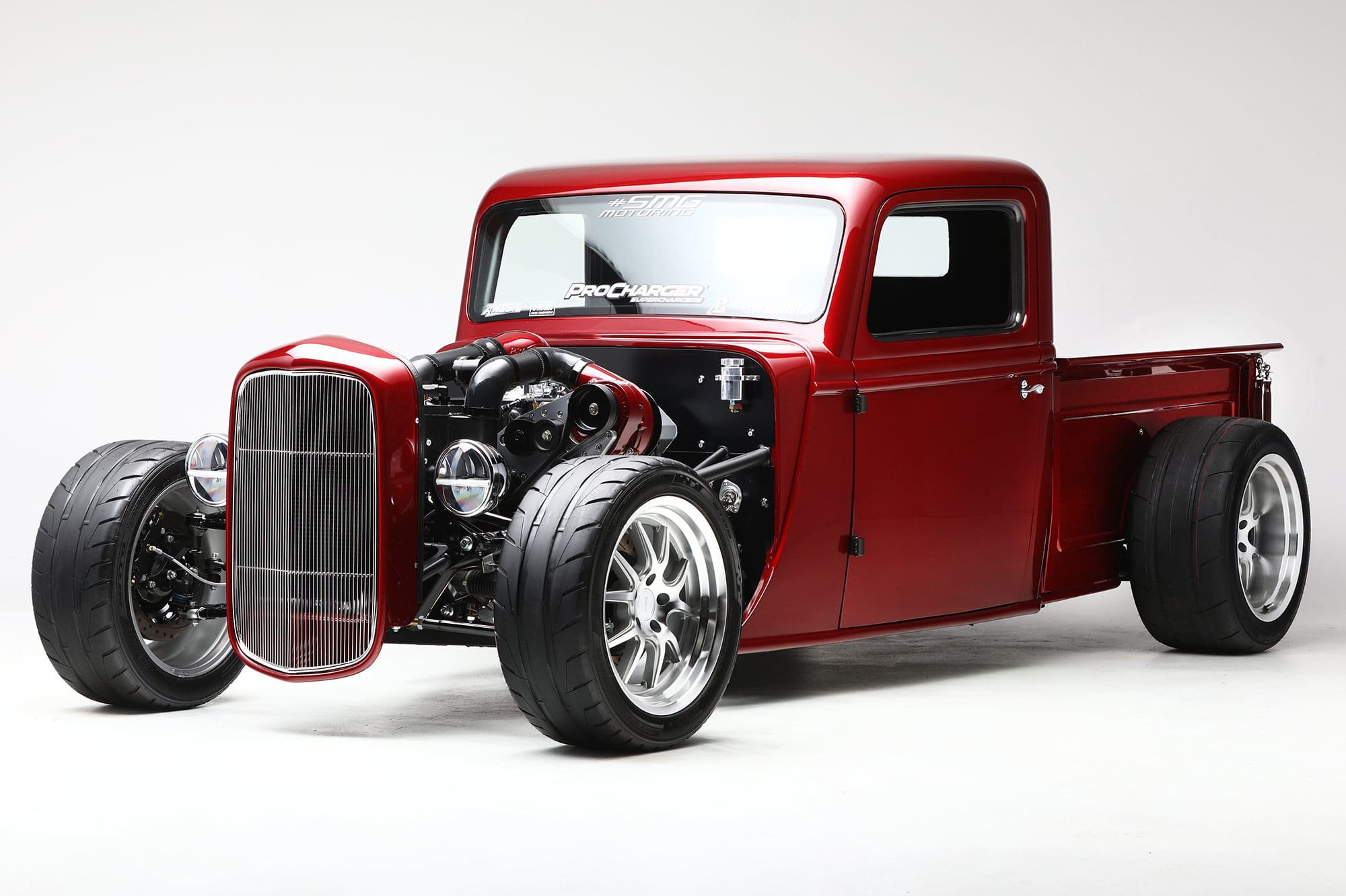 SMG Motoring's '35 Hot Rod Truck White Background Factory Five Racing