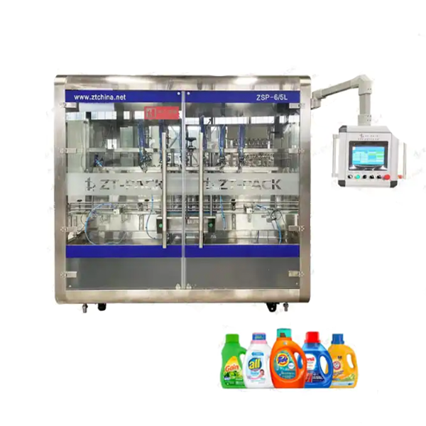 Full Automatic 6 or 8 Nozzles Liquid Laundry Soap Viscous Cleaning