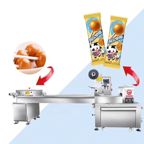 Lollipop High Speed Cotton Small Confectionery Packing Gummy Candy