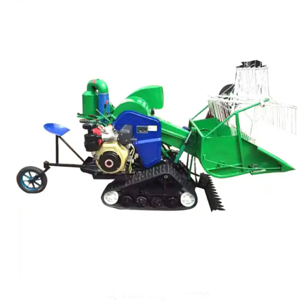 China Factory Supply Mini Rice Combine Harvester Farm Wheat Rice Combine Harvester Small Grain
