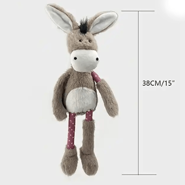 Custom Donkey Stuffed Animal for Girls Stuffed Donkey Plush Toys for