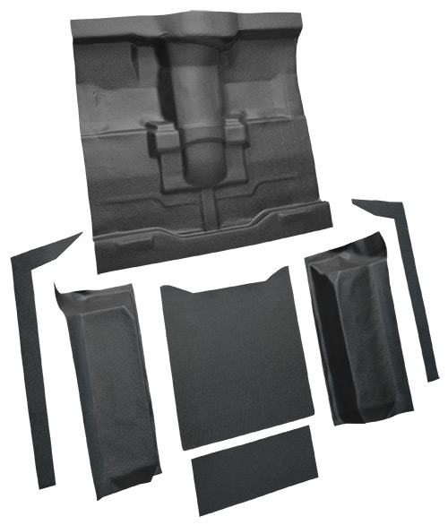 Jeep CJ7 Vinyl and Rubber Floor Liner 7686 CJ7 Factory Interiors