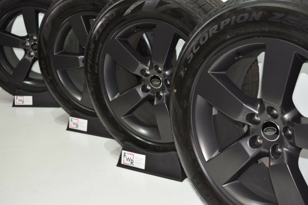 20” Land Rover Defender Factory OEM Wheels rims tires Style 5098 stock Gray Factory Wheel Republic