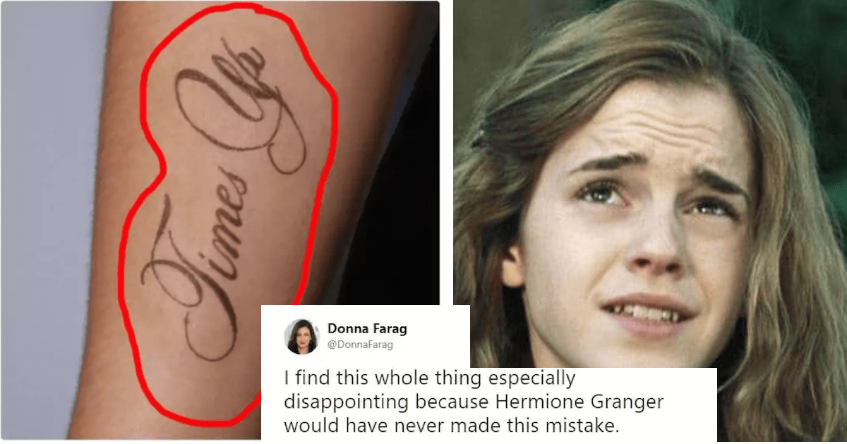 Emma Watson’s Response To The Spelling Mistake In Her Tattoo Was