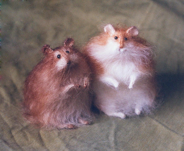 Stuffed Animals by Natasha Fadeeva stuffed hamsters