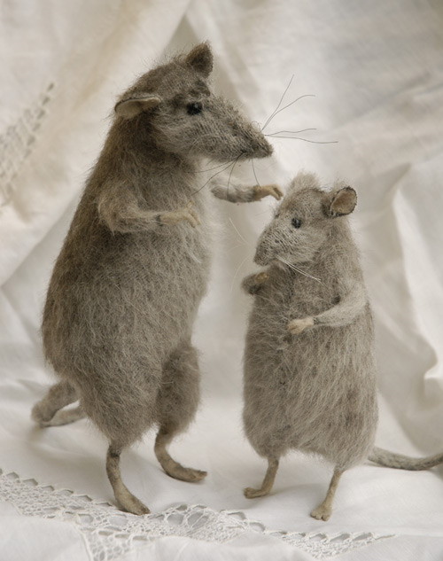 Stuffed Animals by Natasha Fadeeva two stuffed rats