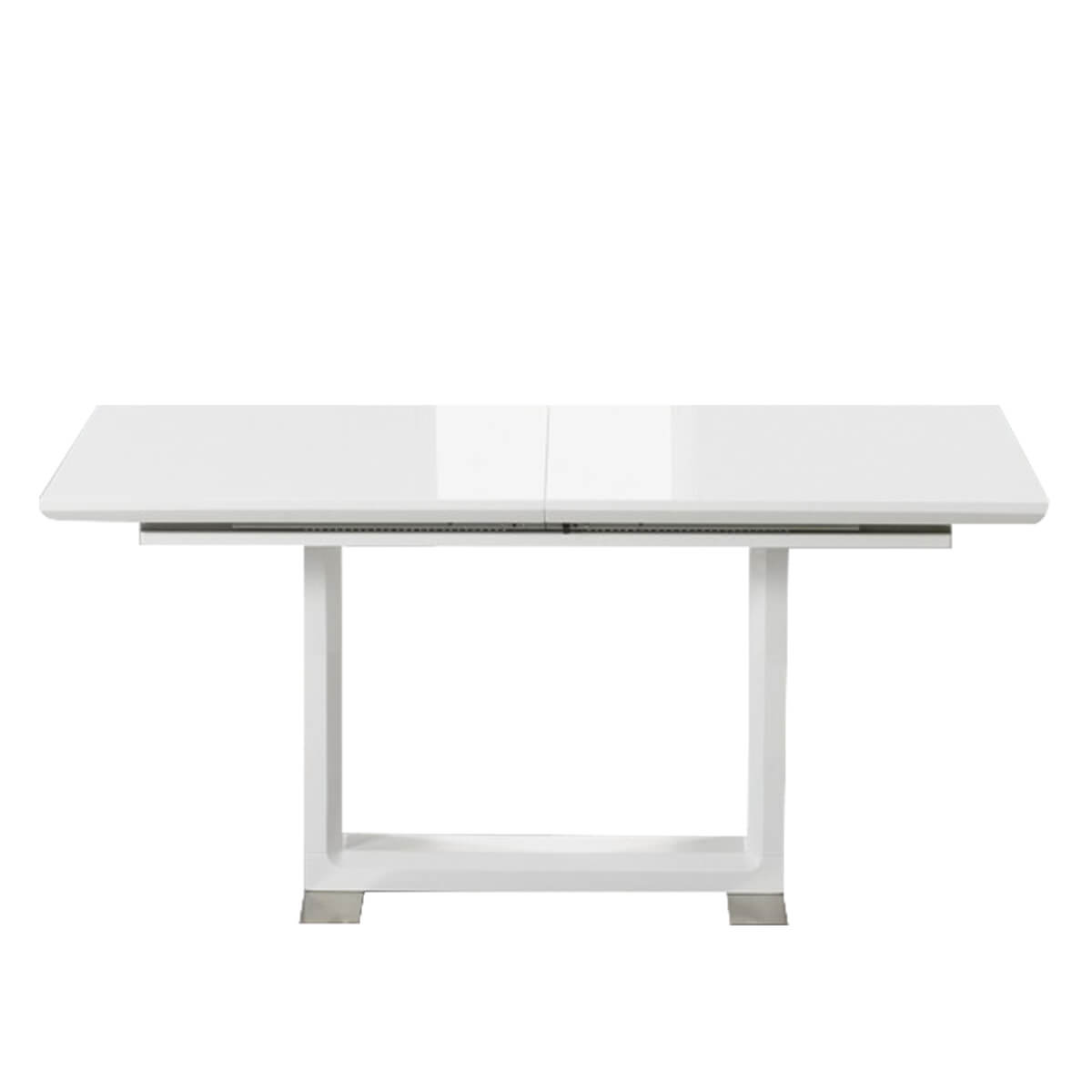 Beckley 6 to 8 Seater White Gloss Extending Dining Table Dining FADS