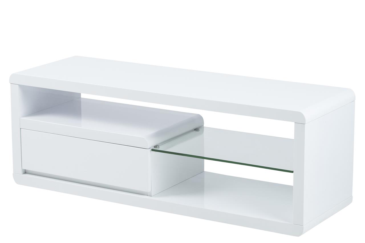 Eran White High Gloss TV Unit Modern TV Units FADS