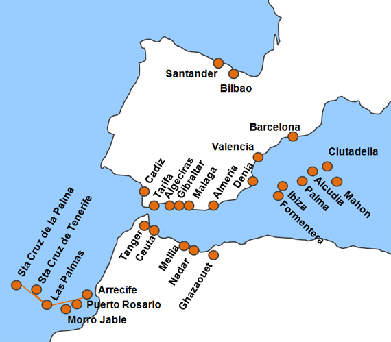 Fähre Italien Spanien / ItalienReisebericht "Mit der Fähre von Genua
