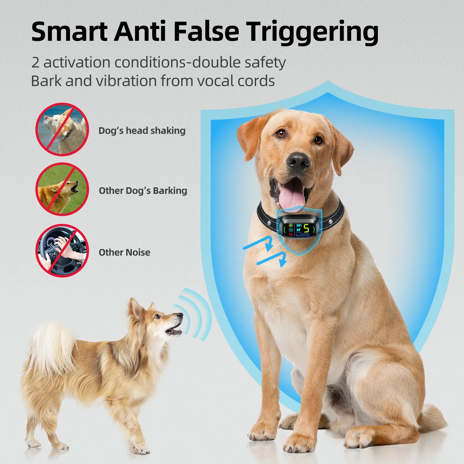 FAFAFROG Smart Bark Collar