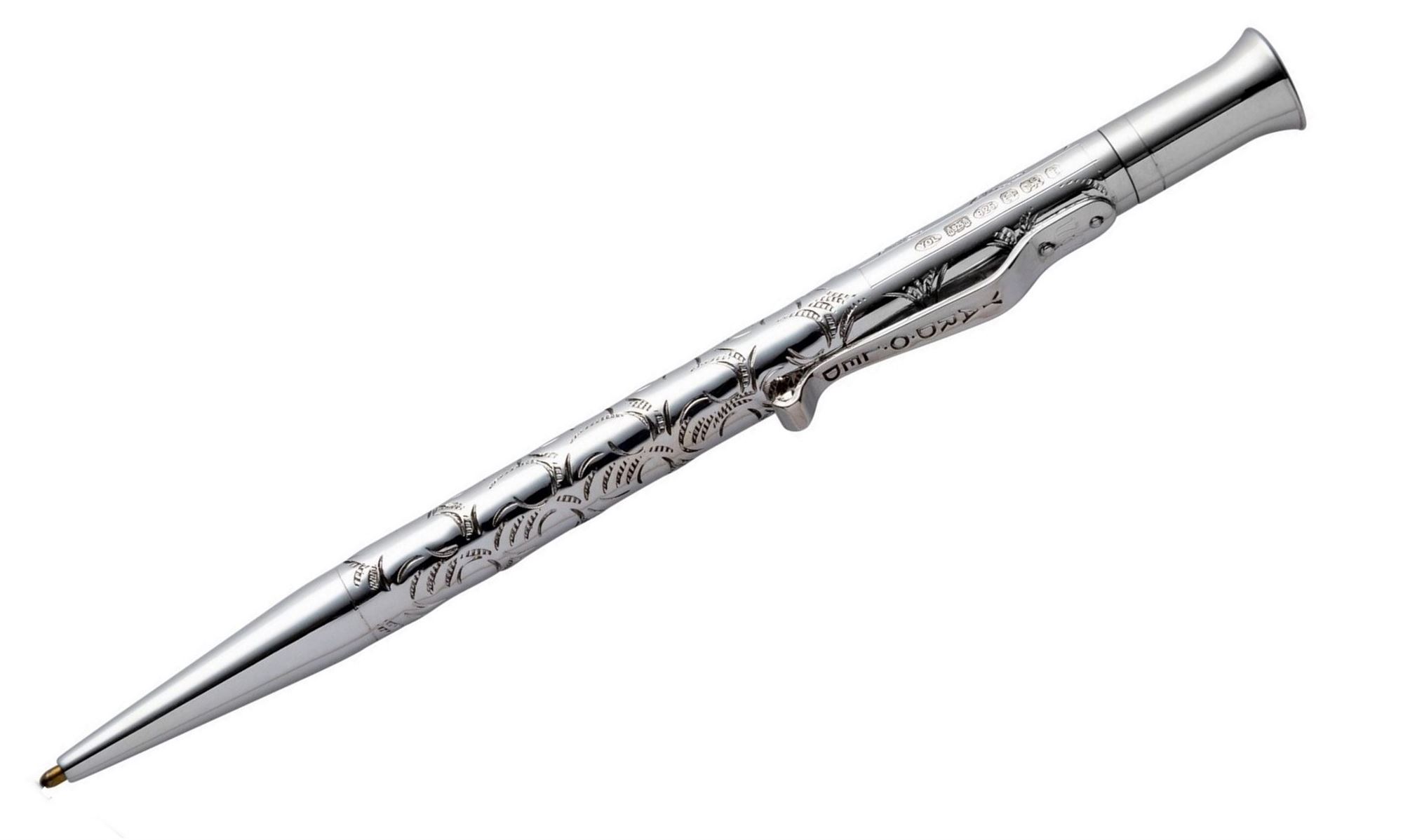 YardOLed Perfecta Victorian Sterling Silver Ballpoint Pen