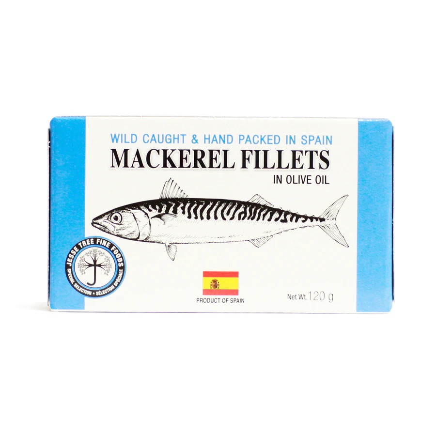 Jesse Tree Mackerel Fillets In Olive Oil Fair Catch Fishmongers