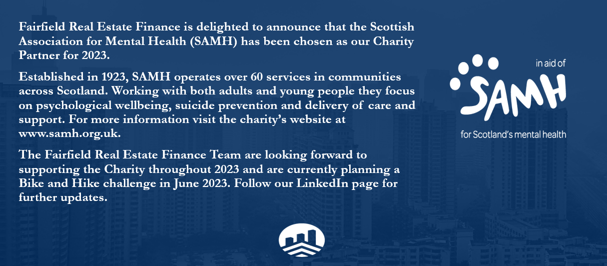 Fairfield's 2023 Charity Partnership with SAMH Fairfield Real Estate