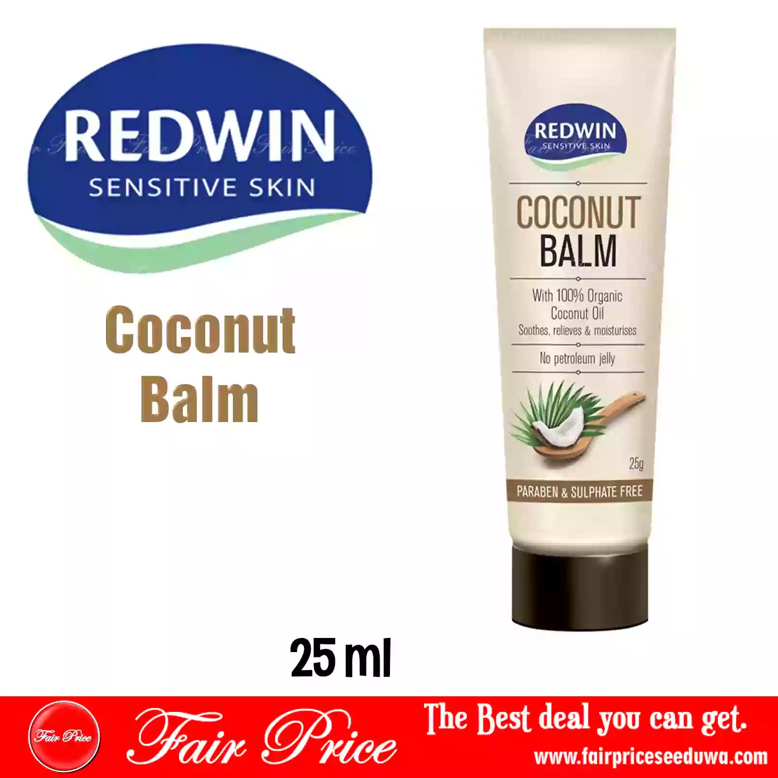 Redwin Coconut Balm 25ml Fair Price Seeduwa