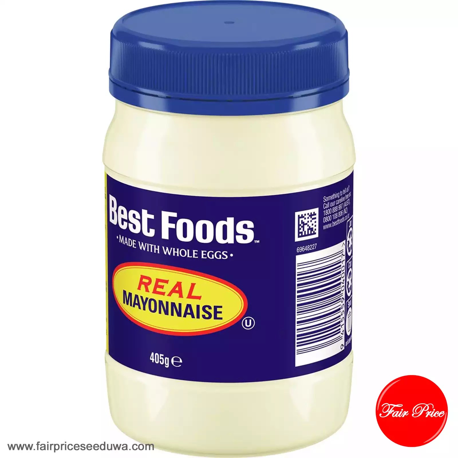 Best Foods Real Mayonnaise Jar 405g Fair Price Seeduwa