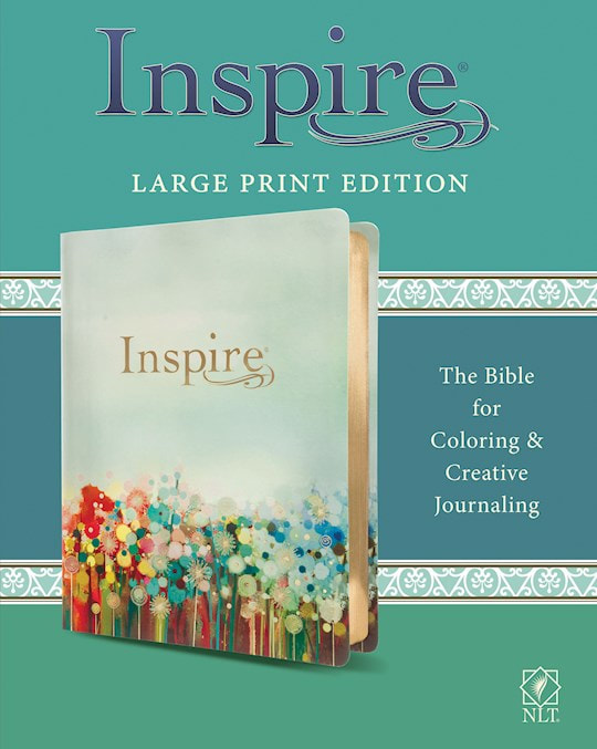 New Living Translation (NLT) Inspire Bible LARGE PRINT Multicolor