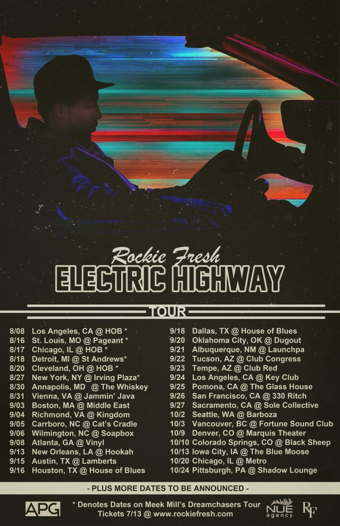 Rockie Fresh Announces Electric Highway Tour Fake Shore Drive®
