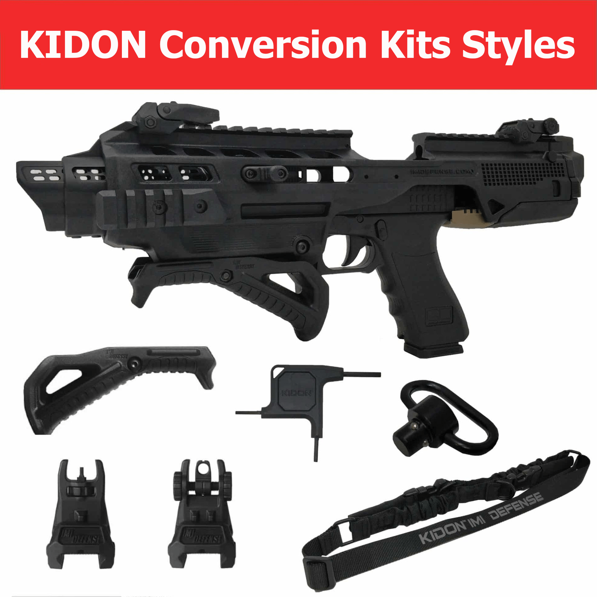 Kidon Conversion Kits Styles Law Enforcement Military & Security