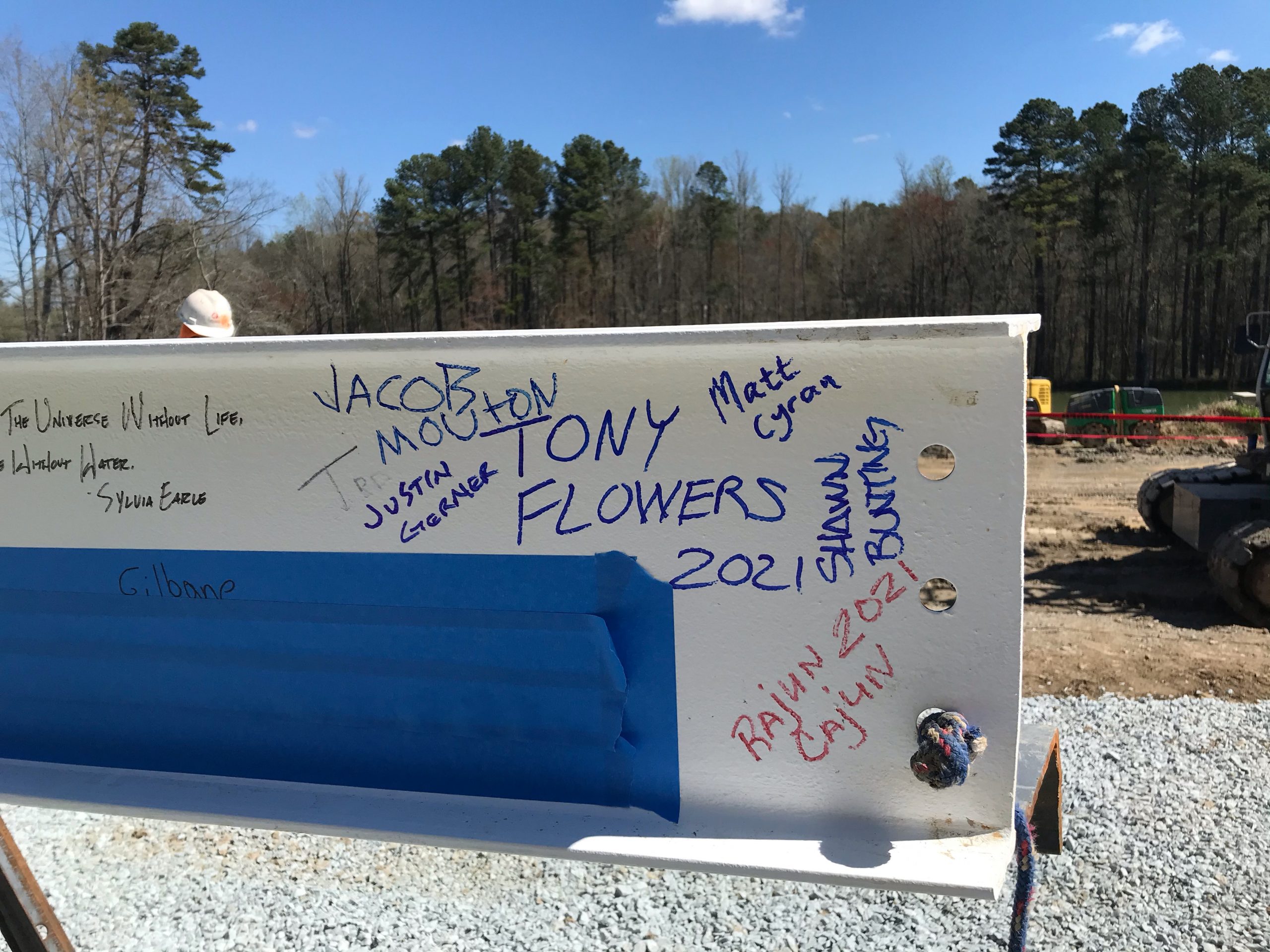 Topping Out City of Durham, Mist Lake Facility Expansion Falcon