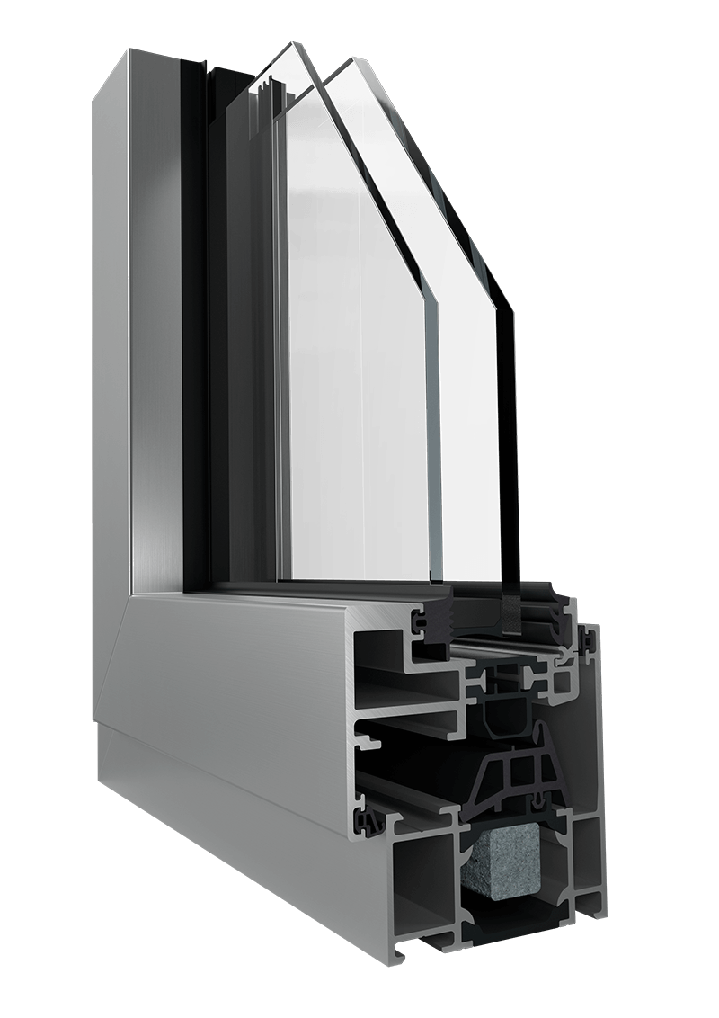 SERRAMENTO IN ALLUMINIO AWS 65 BS HI Brianese Serramenti
