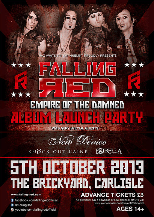 Album Launch Party Announced Falling Red