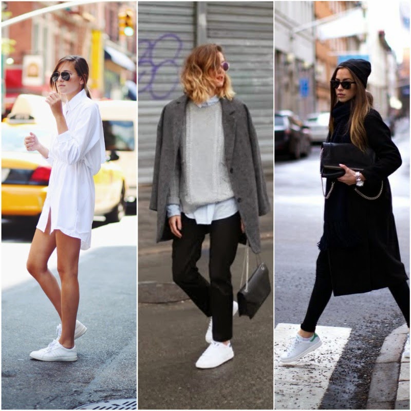 baskets blanches femme tendance