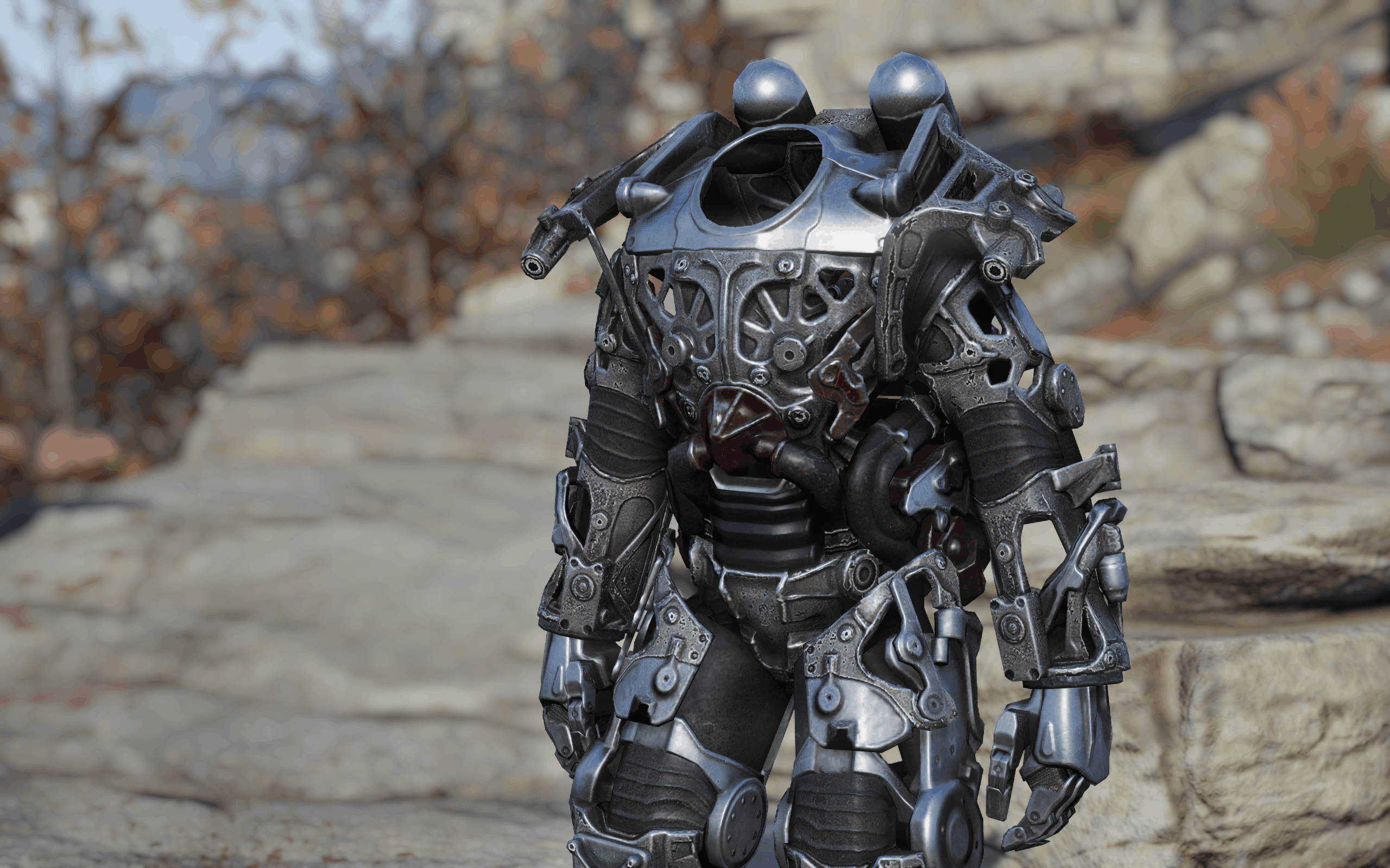 Dark Power Armor Frame and Jetpack (4K) Fallout 76 Mod download