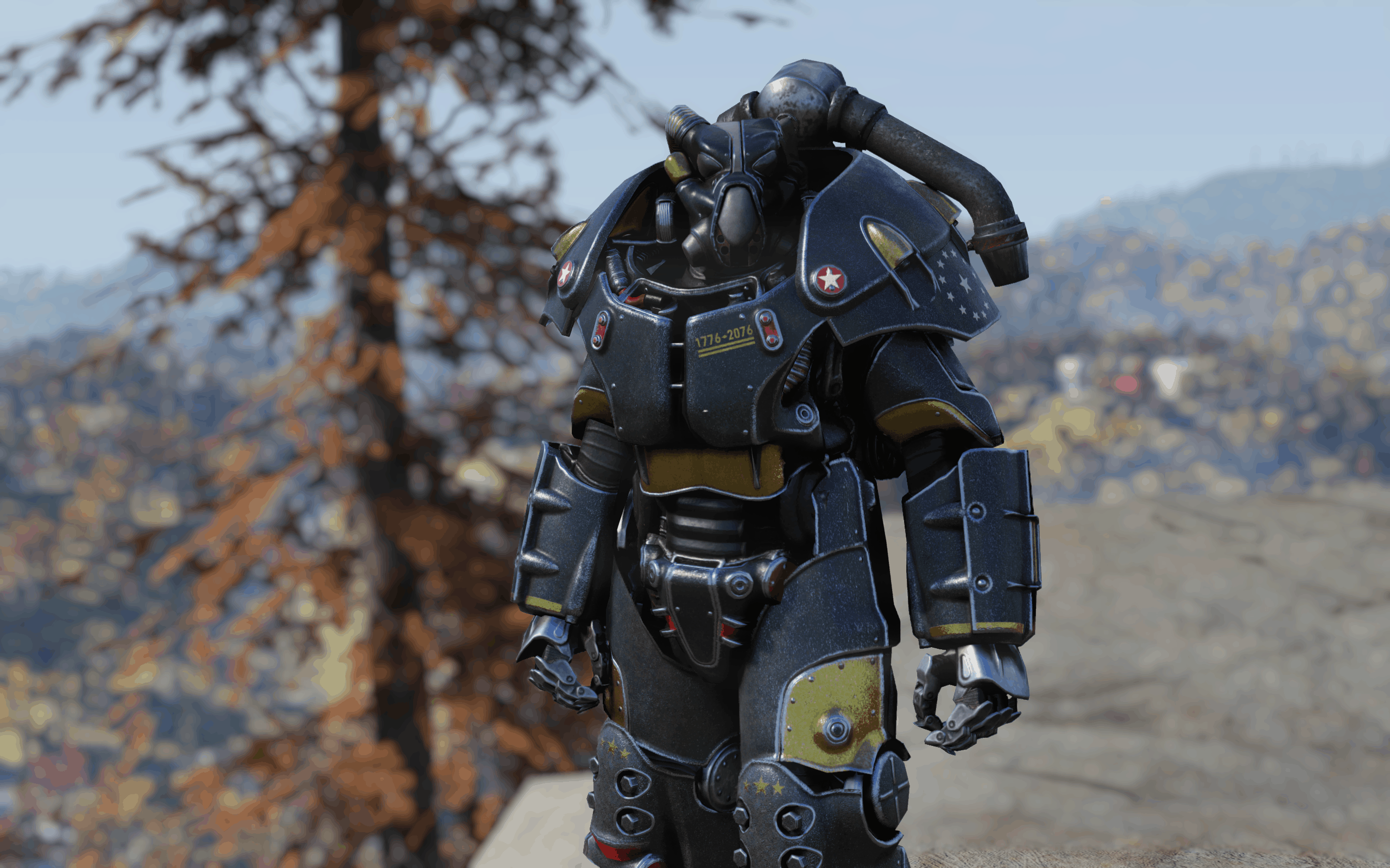 Dark Power Armor Frame and Jetpack (4K) Fallout 76 Mod download