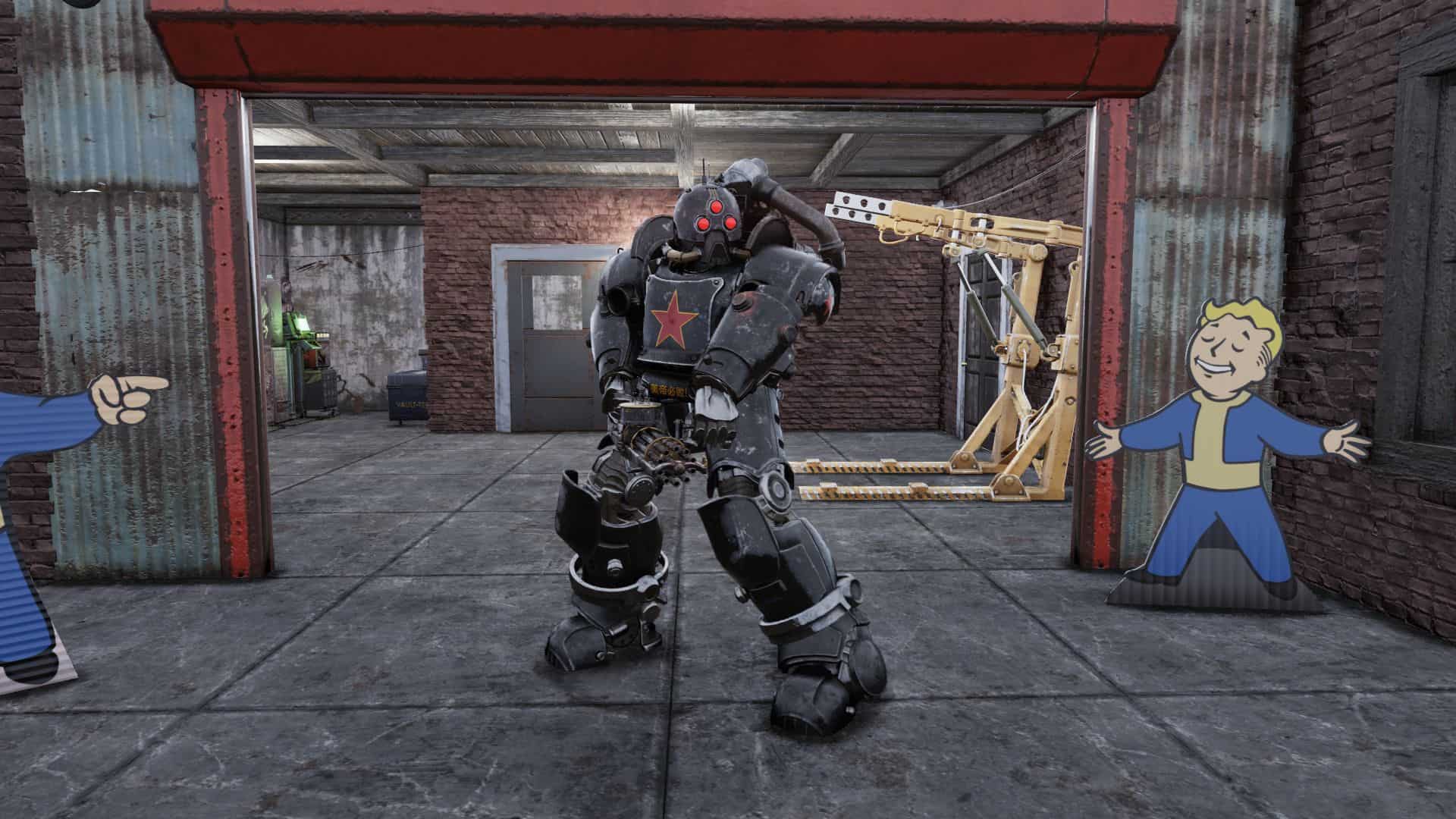 Red Shift Power Armor Black Retexture Fallout 76 Mod download