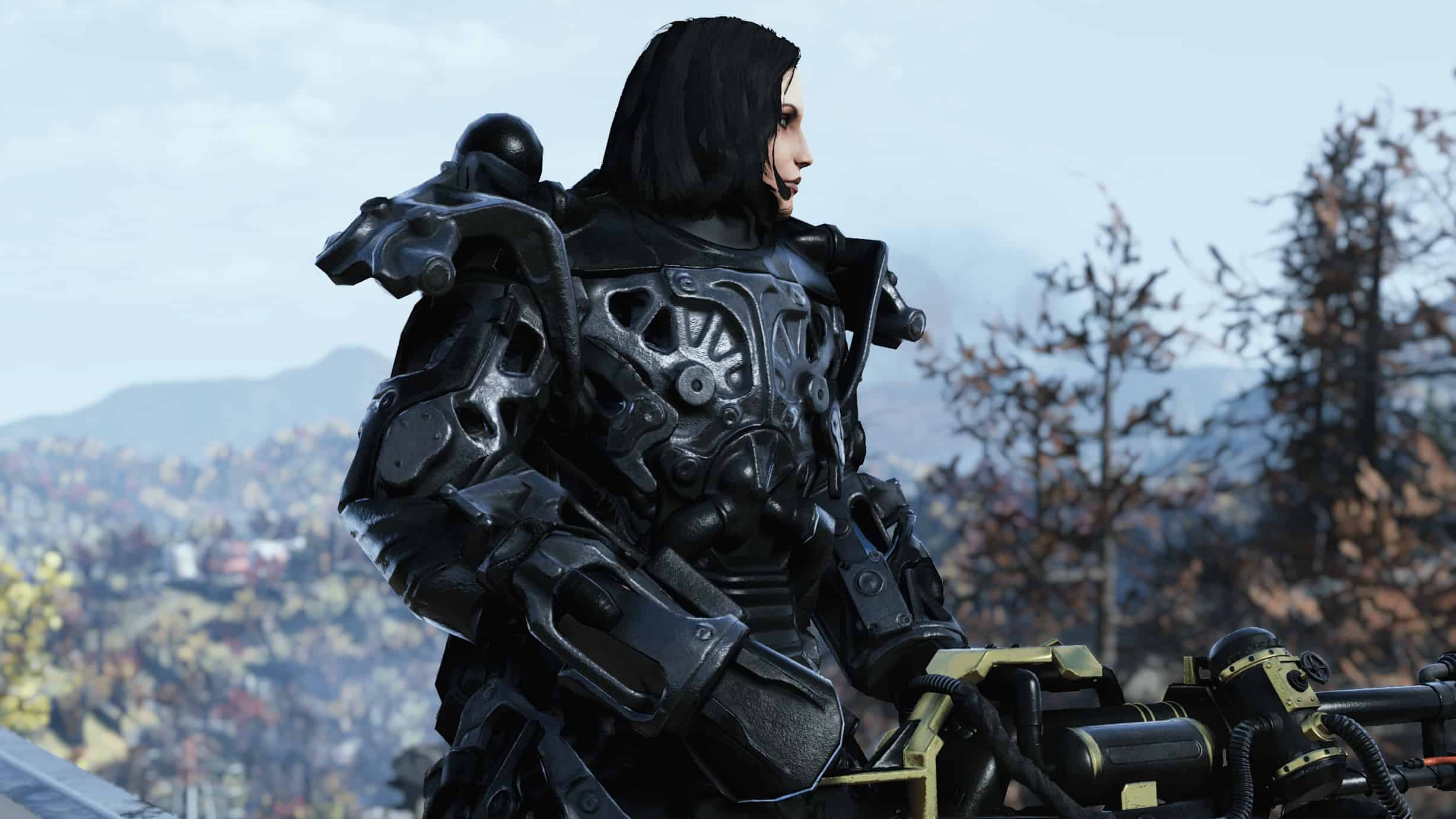 Dark PA Frame and Jetpack Fallout 76 Mod download
