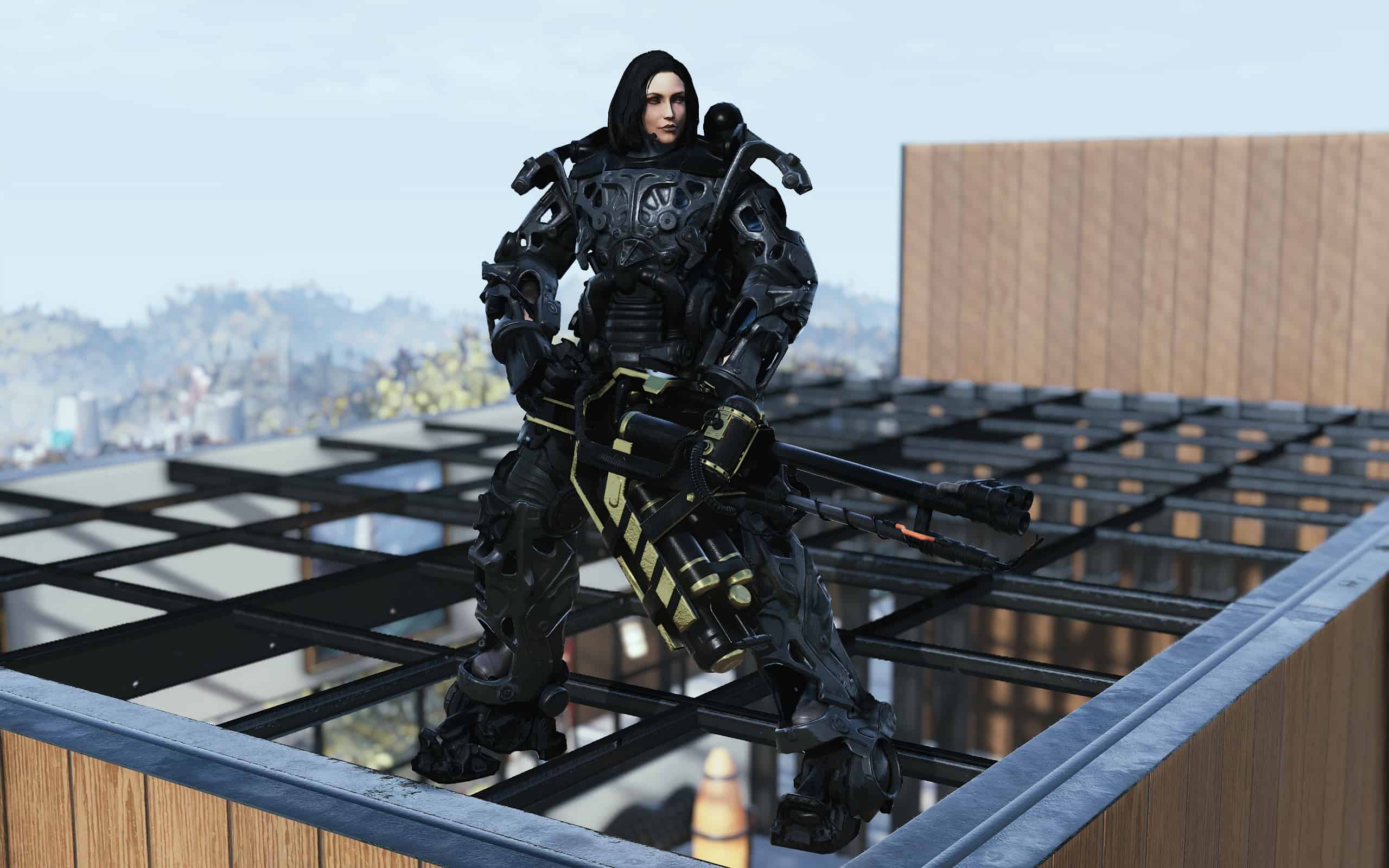 Dark PA Frame and Jetpack Fallout 76 Mod download