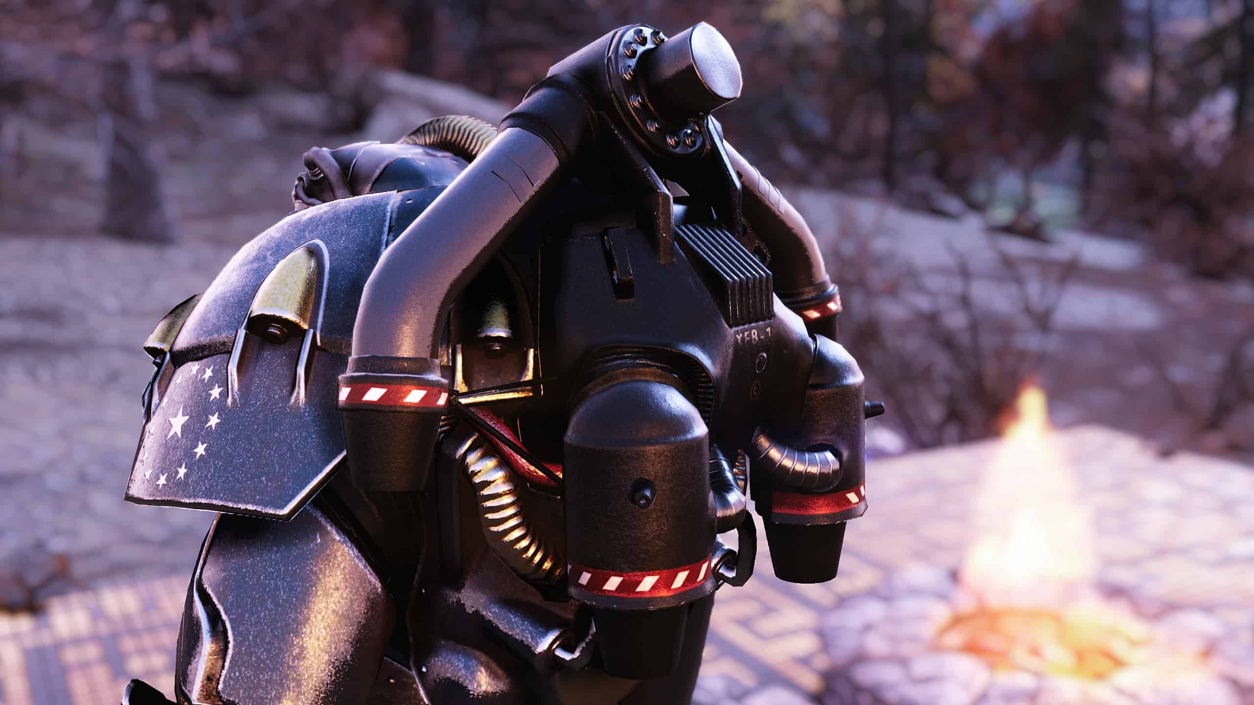 Dark PA Frame and Jetpack Fallout 76 Mod download