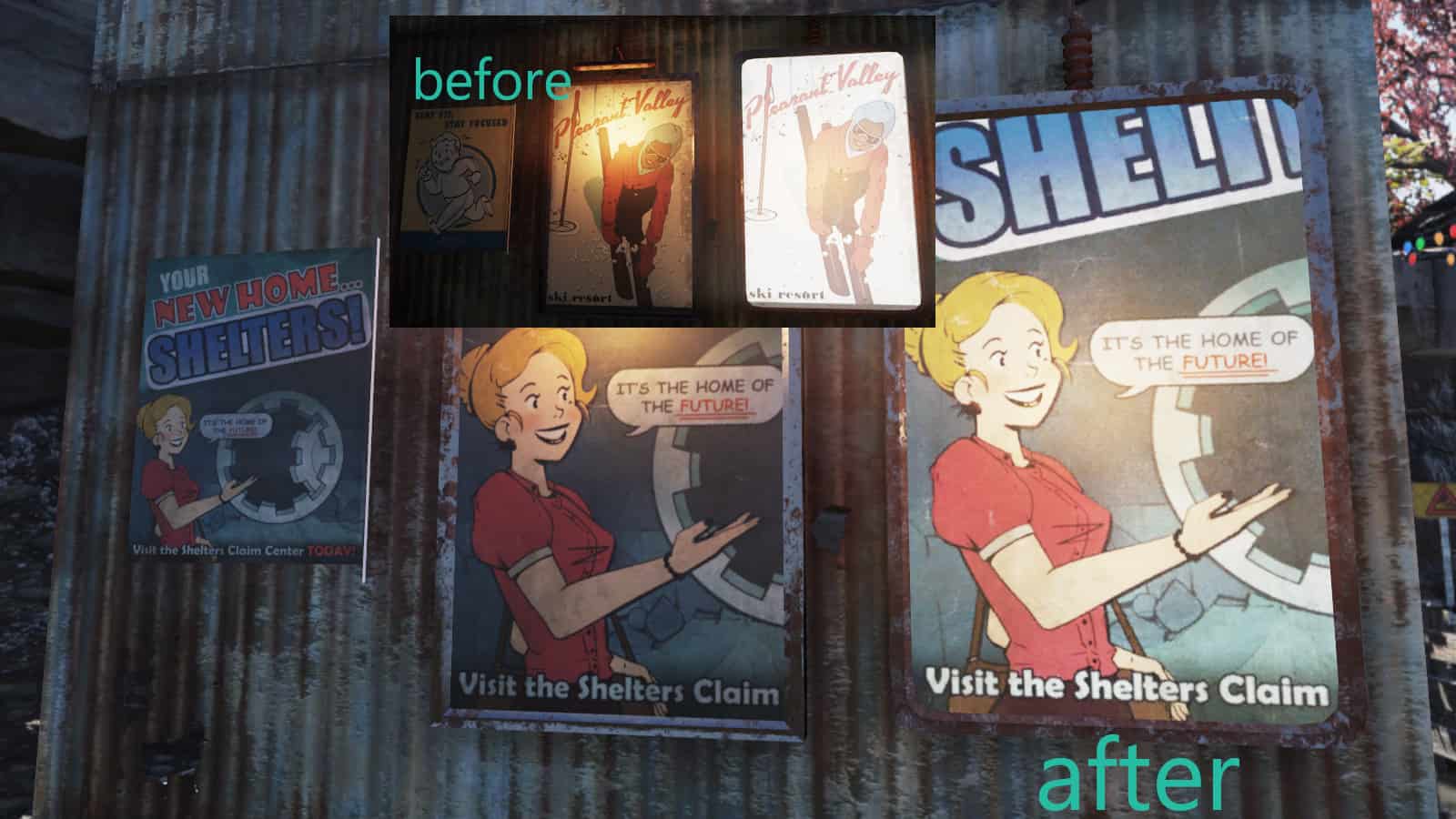 Shelters Poster Fallout 76 Mod download