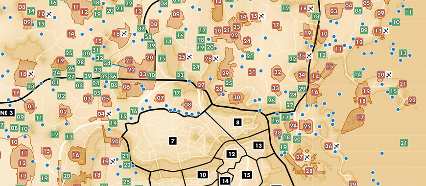 Fallout 4 Heat Map, Dangerous Locations