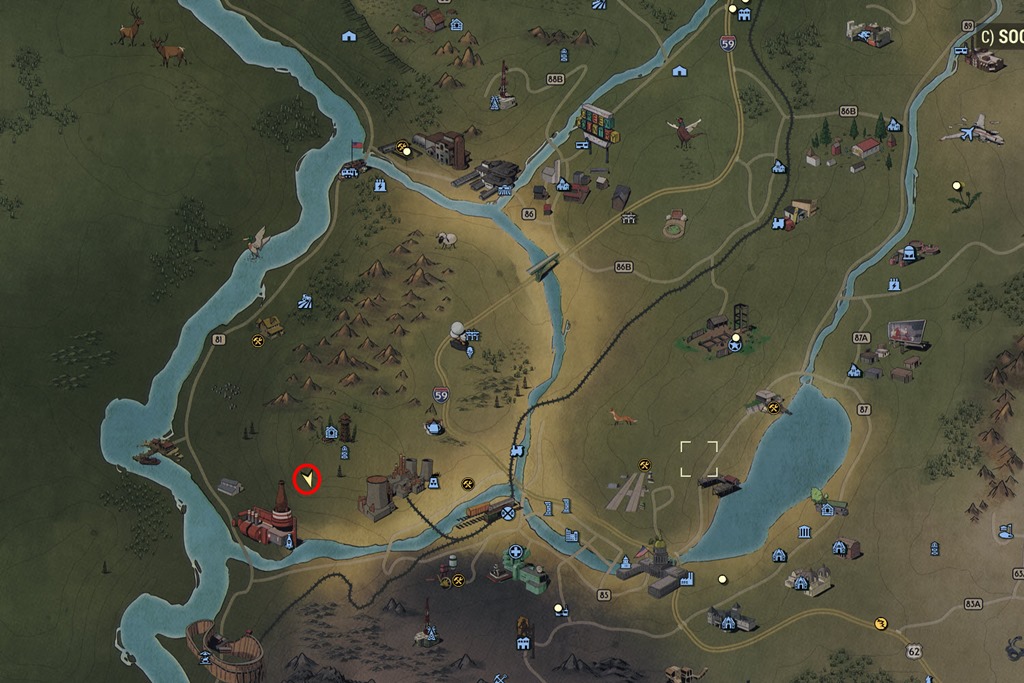 Where are the Forest Treasure Map Locations 10 maps Fallout 76 Maps, Vaults, Vendors