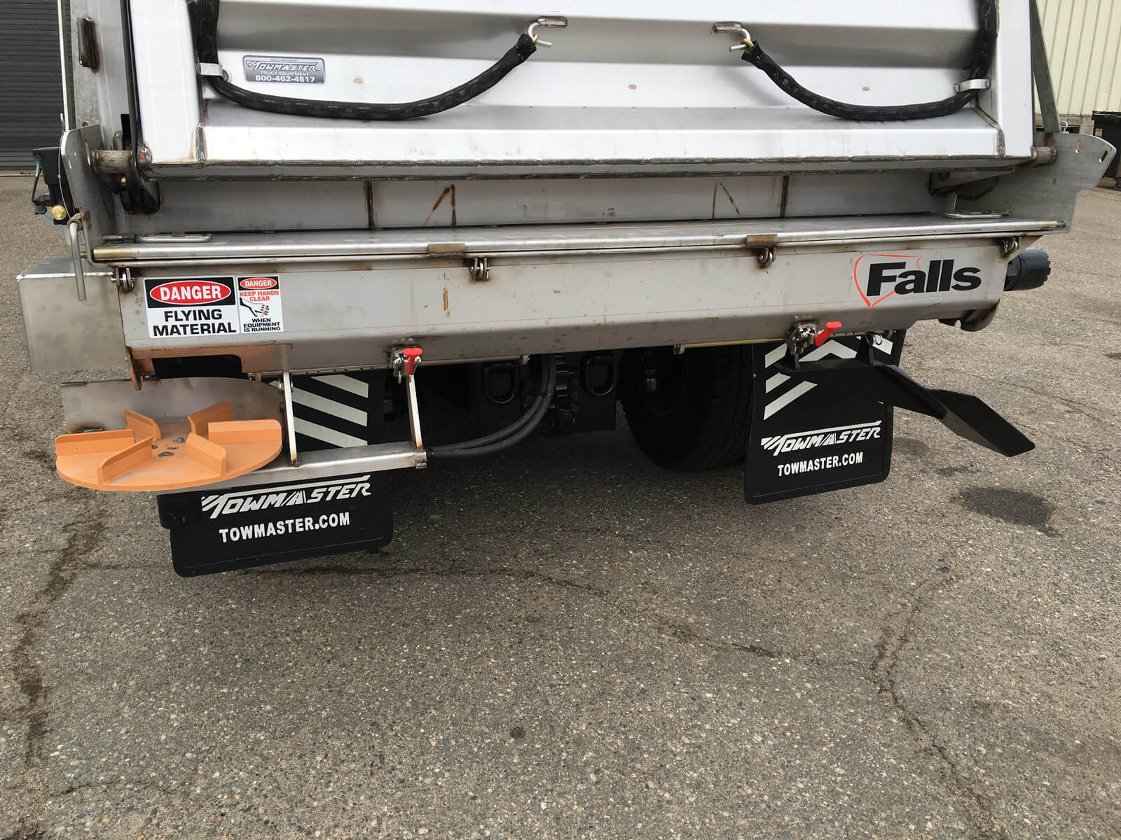 Stainless Steel Tailgate Spreader Falls Plows