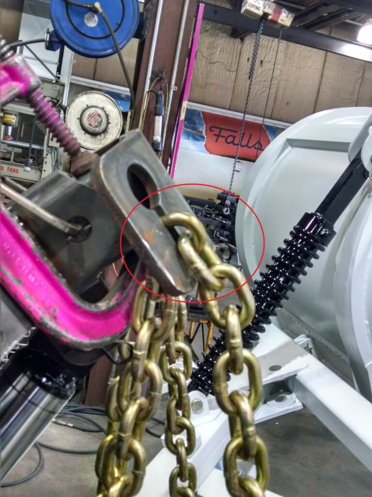 How do you hook up your plow chains? Industrial Snow Plow Tutorial