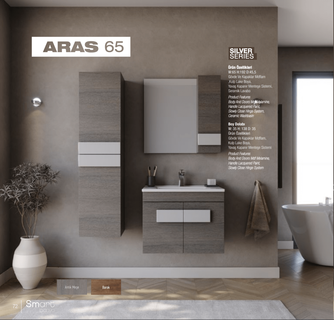 Smart Banyo Aras 65 Malta Vanity Units with Basins Malta
