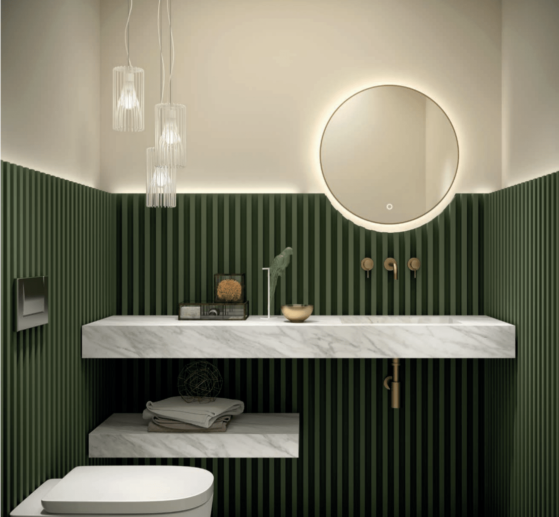 Salgar Compakt 1600 White Marble Malta Vanity Units with Basins Malta