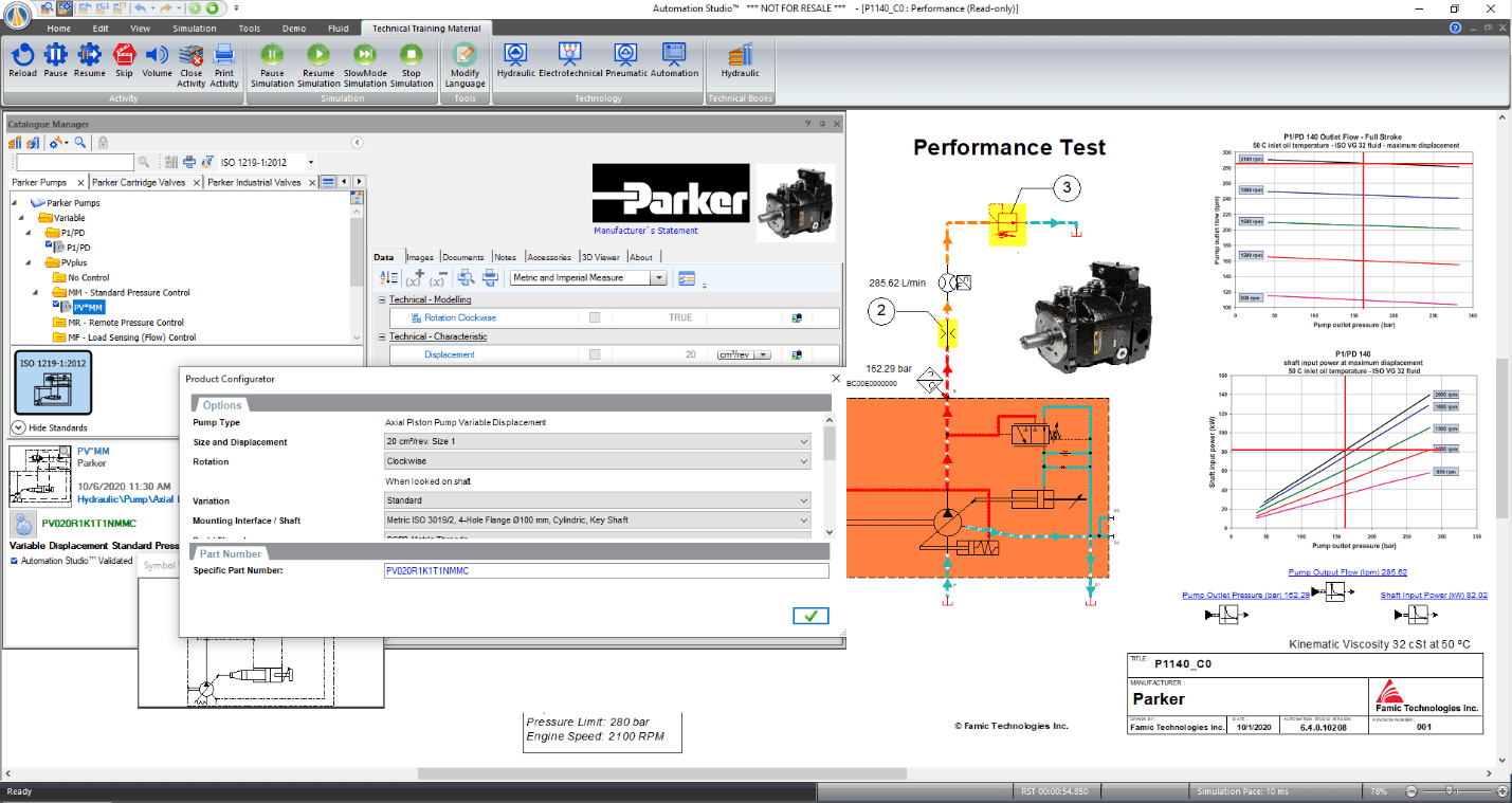 Famic Technologies Inc. Parker Hydraulic Catalogues for Automation