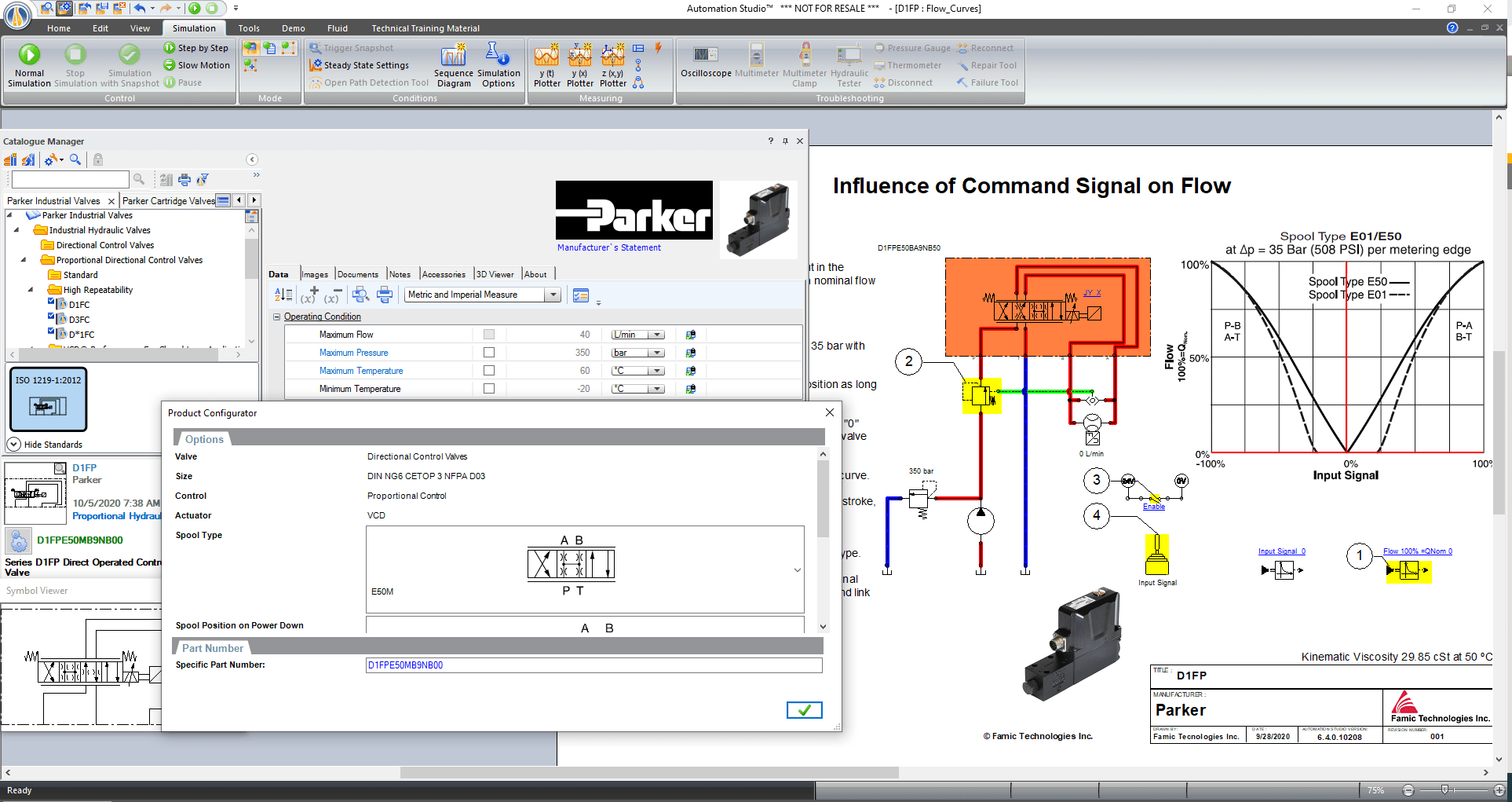 Famic Technologies Inc. Parker Hydraulic Catalogues for Automation