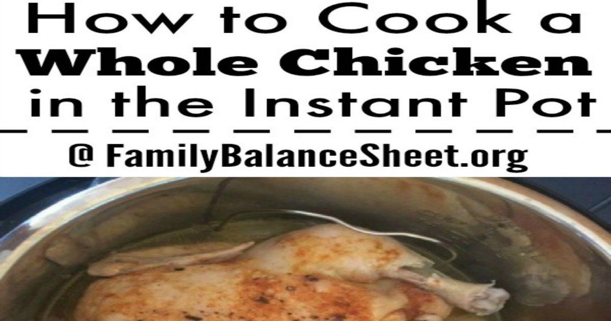 Turn the pieces over, cover again, and cook for 3 to 5 minutes more. How to Cook a Whole Chicken in the Instant Pot - Family ...