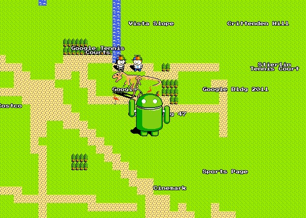 Easter Eggs Abound in 8bit Google Maps »