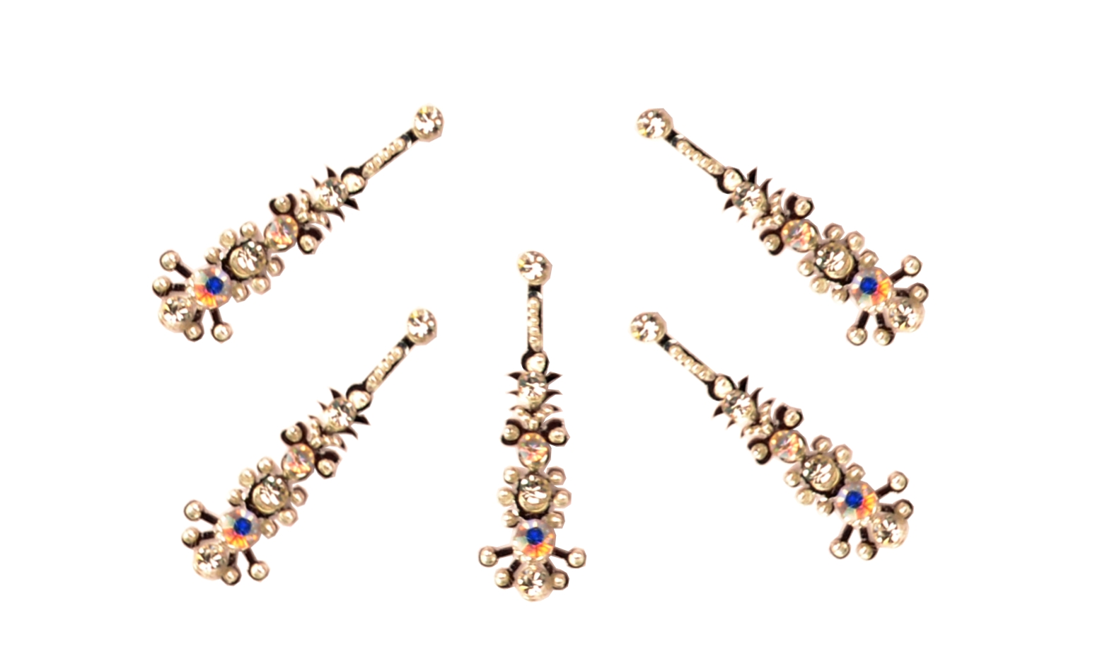 Silver Bindi Jewelry stones bindis Bollywood bindis Buy online