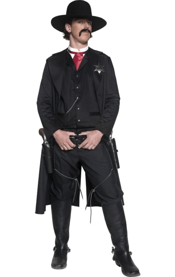Adult Western Sheriff Costume Angels Fancy Dress Warehouse