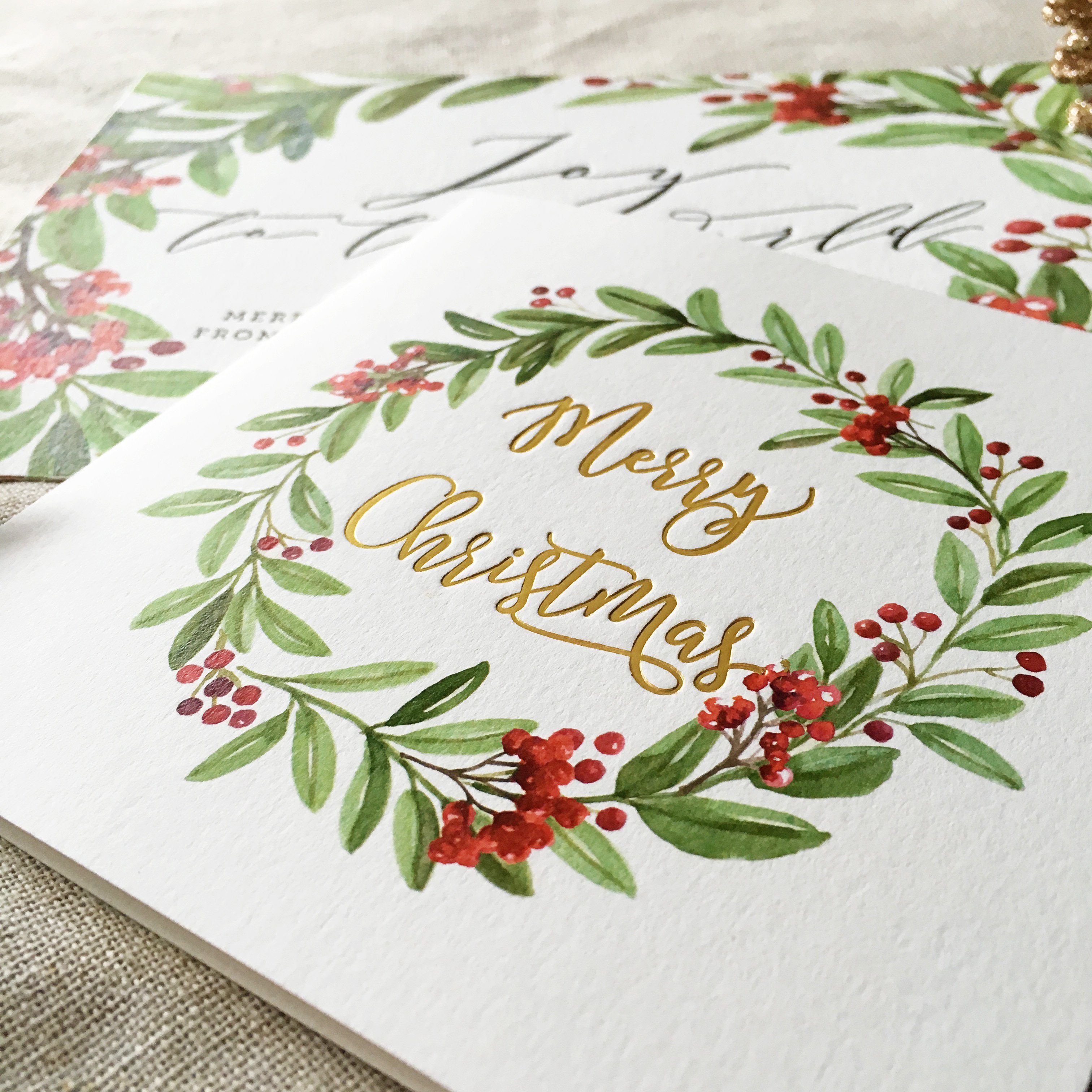 Pretty Christmas Cards Our Christmas Cards Fancy Girl Designs