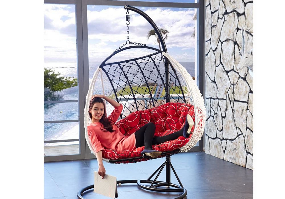 Buy BP803BW Double Hanging Chair Fancy Homes